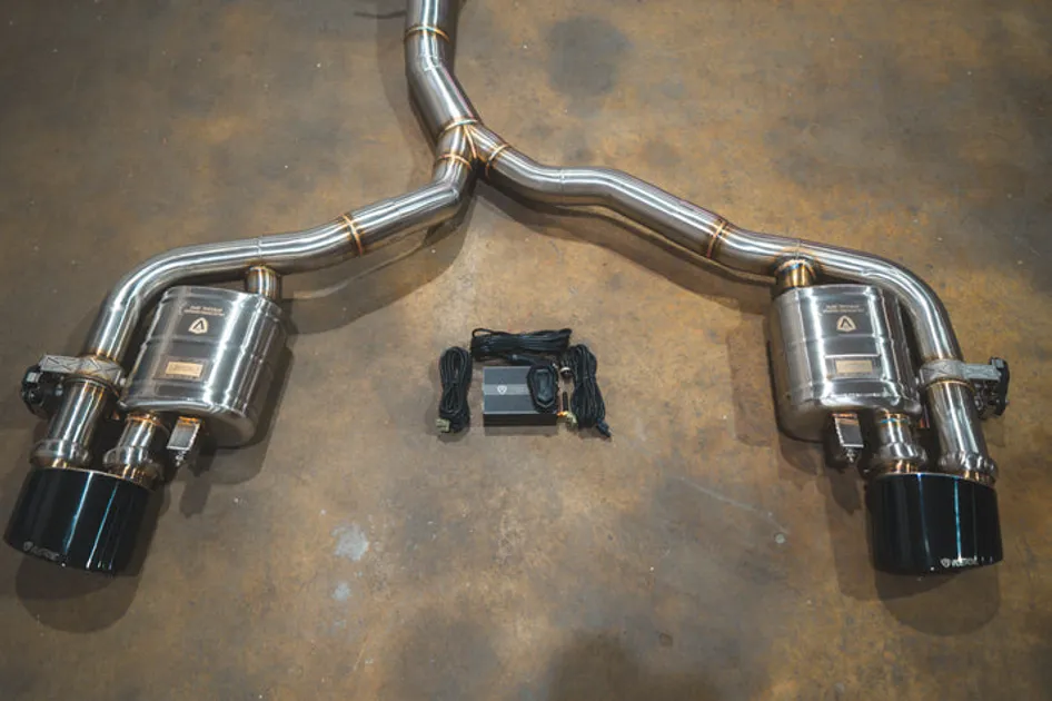 Valvetronic SS Valved Sport Exhaust System For B9 Audi RS5 - Brushed Tips